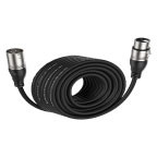 XLR MALE TO FEMALE CABLE 1.8M