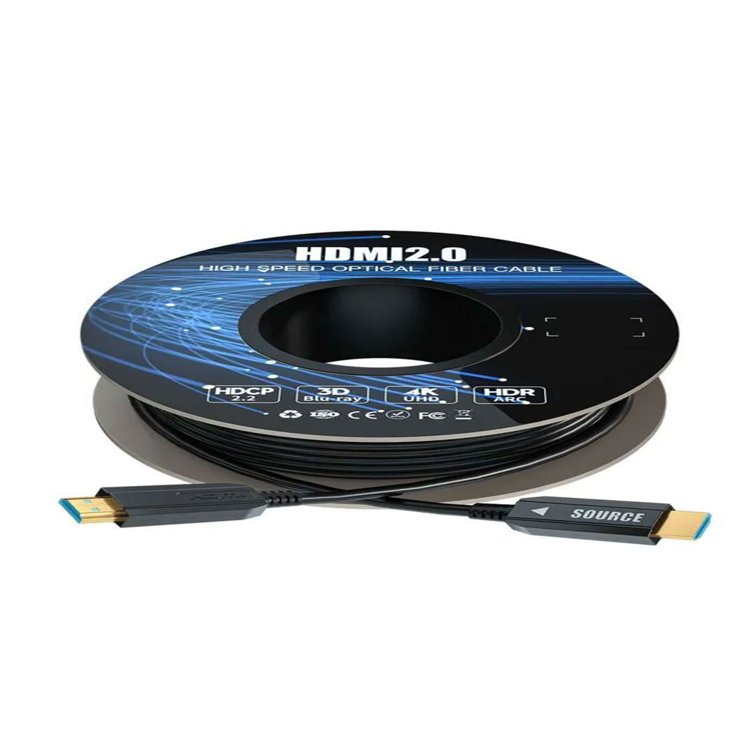4K 2.0 FIBER HDMI CABLE 100M